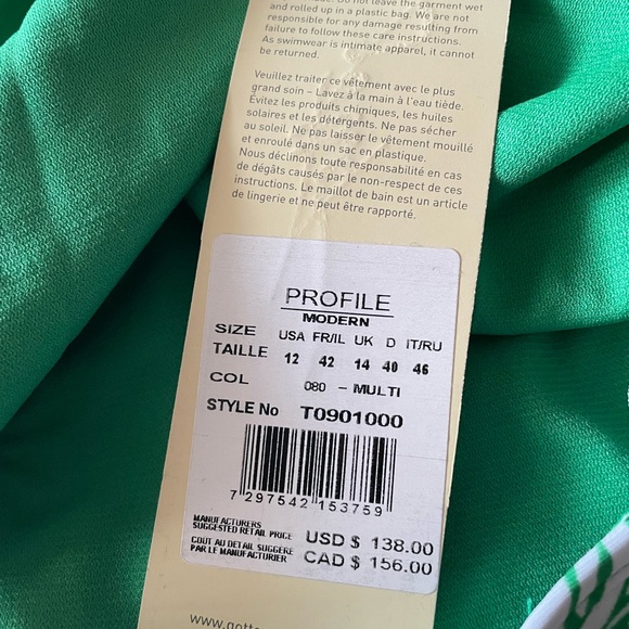 BNWT Profile Gottex Swim Bottom - Picture 5 of 9